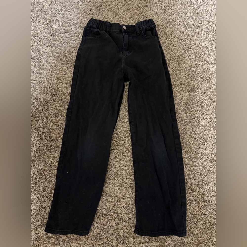 SHEIN Black Straight-Leg Kid’s Jeans